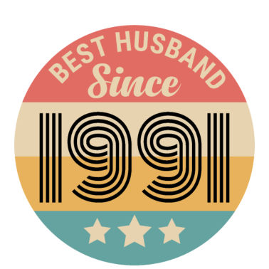 Motiv bester Ehemann seit 1991. 30. Hochzeitstag