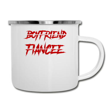 Geschenk für Ehemann Emaille Tasse - Freund Verlobte Ehemann