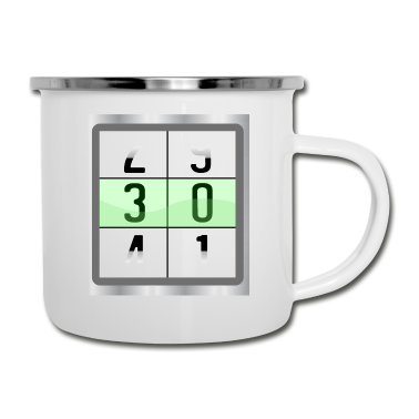 Geschenk für Ehemann Emaille Tasse - Ein schönes GeburtstagsTStück 