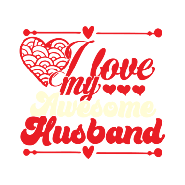 Motiv Ich liebe meinen tollen Ehemann