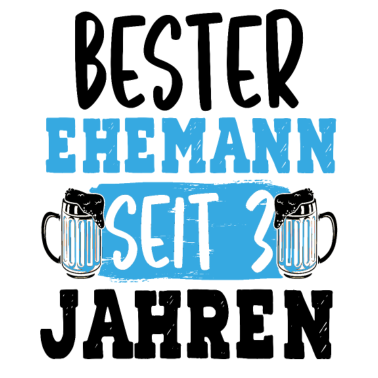 Motiv Bester Ehemann seit 3 Jahren Hochzeitstag