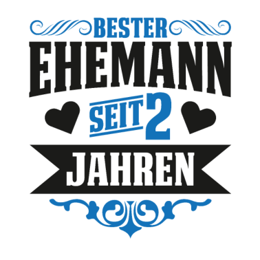 Motiv Bester Ehemann seit 2 Jahren Hochzeitstag
