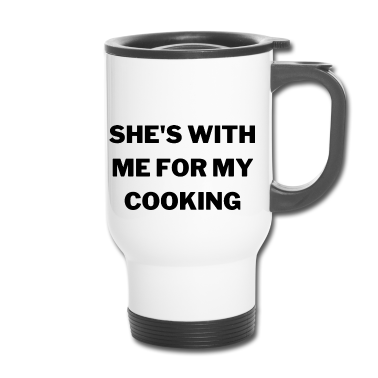 Geschenk für Ehemann Thermobecher - Geschenk für Ehemann Sie ist bei mir für mein Kochen