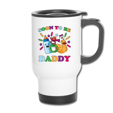 Geschenk für Ehemann Thermobecher - Baby Vater Schwangerschaft Spruch Papa Geschenk