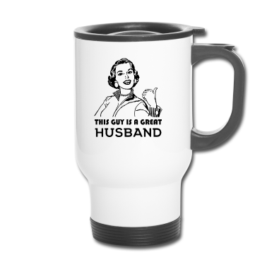Geschenk für Ehemann Thermobecher - Großartiger Ehemann. Familienmotivation