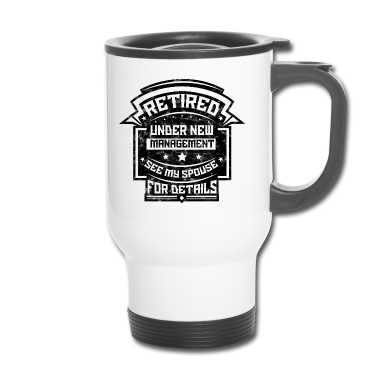 Geschenk für Ehemann Thermobecher - Im Ruhestand - DAS Renten-Shirt für Ehemänner