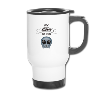 Geschenk für Ehemann Thermobecher - Ehemann das Alien Geschenk für Außerirdische
