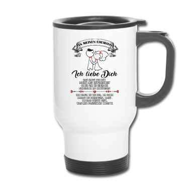 Geschenk für Ehemann Thermobecher - Ich liebe dich - Ehemann