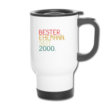 Geschenk für Ehemann Thermobecher - Bester Ehemann seit 2000 - Geschenk für den Eheman