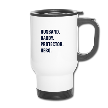 Geschenk für Ehemann Thermobecher - EHEMANN DADDY PROTECTOR HERO
