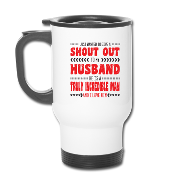 Geschenk für Ehemann Thermobecher - Schrei Ehemann