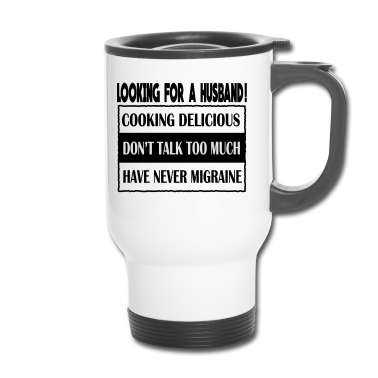 Geschenk für Ehemann Thermobecher - Auf der Suche nach Ehemann!