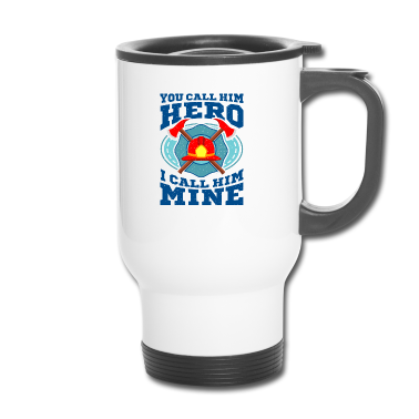 Geschenk für Ehemann Thermobecher - MEIN FEUERWEHRMANN EHEMANN Geschenk Für Feuerwehr