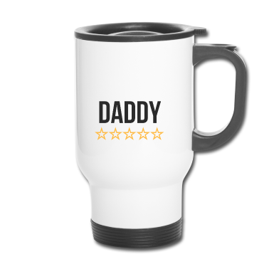 Geschenk für Ehemann Thermobecher - Der beste Ehemann und der Vati der Welt fünf Stern