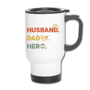 Geschenk für Ehemann Thermobecher - Ehemann Papa Held
