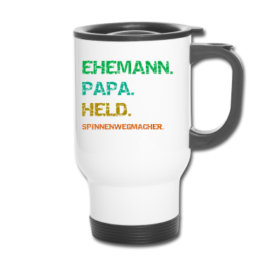Geschenk für Ehemann Thermobecher - Ehemann Papa Held Spinnenwegmacher Vatertag