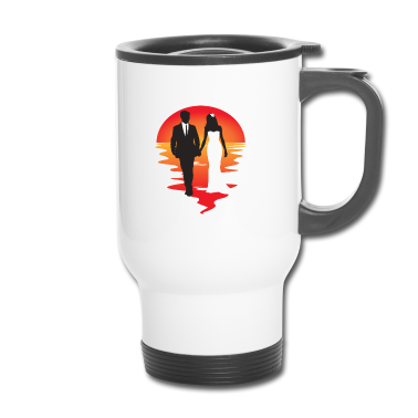 Geschenk für Ehemann Thermobecher - Ehefrau Ehemann Hochzeitsgeschenk braut