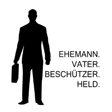 Motiv Ehemann. Vater. Beschützer. Held.