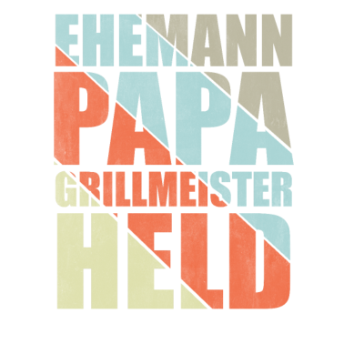 Motiv Ehemann Papa Grillmeister Held