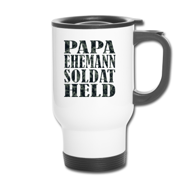 Geschenk für Ehemann Thermobecher - PAPA EHEMANN SOLDAT HELD