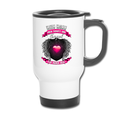 Geschenk für Ehemann Thermobecher - T-Shirt für die Ehefrau, Frau-Geschenk vom Ehemann