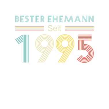Motiv Bester Ehemann Seit 1995 25. Hochzeitstag Silberne