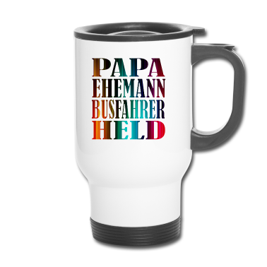 Geschenk für Ehemann Thermobecher - PAPA EHEMANN BUSAHRER HELD