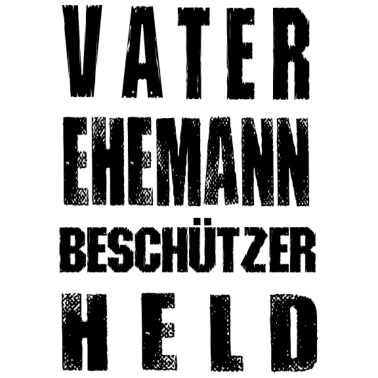 Motiv Vater, Ehemann, Beschützer, Held