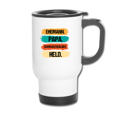 Geschenk für Ehemann Thermobecher - Ehemann Papa Schwarzwälder Held