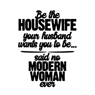 Motiv Frauen-Ermächtigungsgeschenk Hausfrau-Ehemann sein