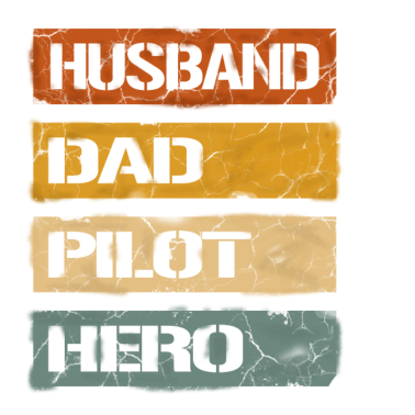 Motiv Ehemann, Vater, Pilot, Held - Geschenk für Piloten