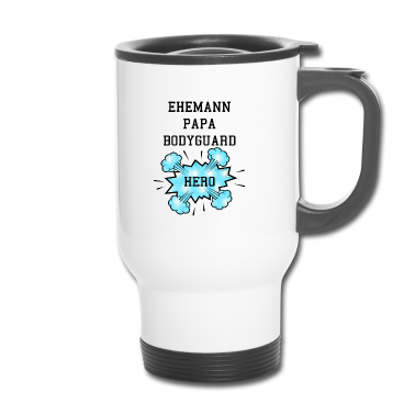 Geschenk für Ehemann Thermobecher - Ehemann Papa Bodyguard Hero