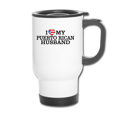 Geschenk für Ehemann Thermobecher - I liebe meinen Puerto Rico Ehemann