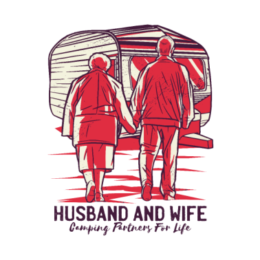 Motiv Campingpartner Ehemann und Ehefrau fürs Leben