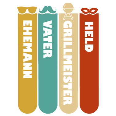 Motiv Ehemann Vater Grillmeister Held