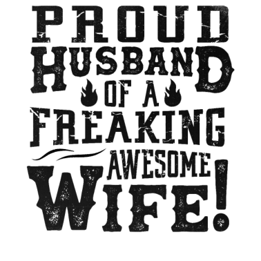 Motiv Stolzer Ehemann Einer Fantastischen Frau