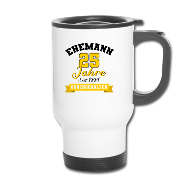 Geschenk für Ehemann Thermobecher - Silberhochzeit Hochzeitstag Ehemann Geschenk