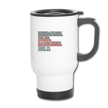 Geschenk für Ehemann Thermobecher - Ehemann Papa Radfahrer Held