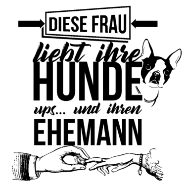 Motiv Hund Liebe Frauchen Ehemann Herz