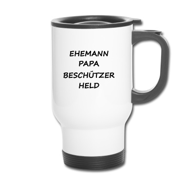 Geschenk für Ehemann Thermobecher - Ehemann Papa Beschützer Held
