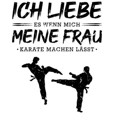 Motiv Karatekämpfer Ehemann Karateka