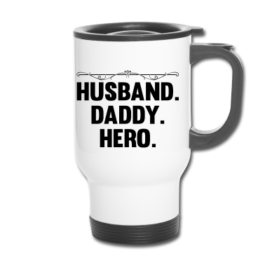 Geschenk für Ehemann Thermobecher - Ehemann Papa Held