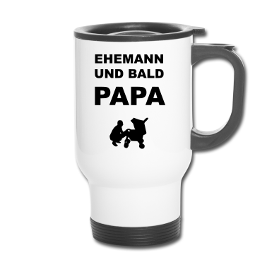 Geschenk für Ehemann Thermobecher - Ehemann und bald Papa