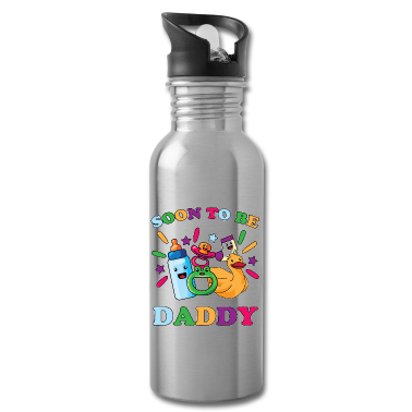Geschenk für Ehemann Trinkflasche - Baby Vater Schwangerschaft Spruch Papa Geschenk