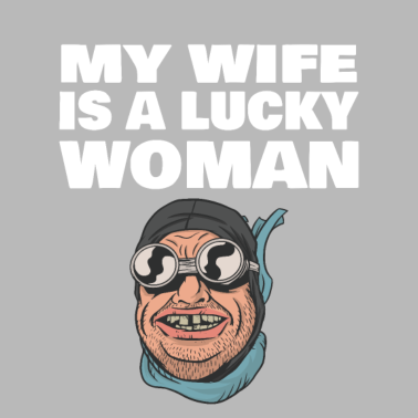 Motiv Lustiger Ehefrau Frau Spruch für Ehemann