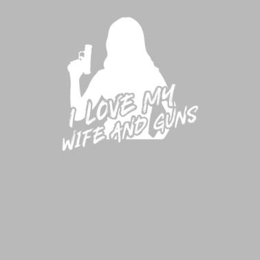 Motiv Liebe meine Frau und Waffen Design für Ehemänner