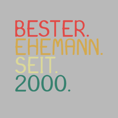 Motiv Bester Ehemann seit 2000 - Geschenk für den Eheman