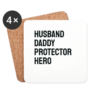 Geschenk für Ehemann Untersetzer - Ehemann Vatertagsgeschenk, Herrengeschenk für Ehemann, S.