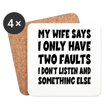 Geschenk für Ehemann Untersetzer - Ehefrauen Witz Geschenk für Ehemänner