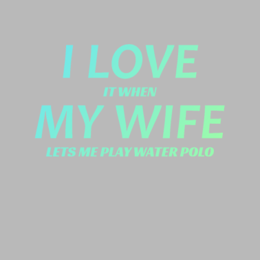Motiv Wasserball Ehemann Geschenk